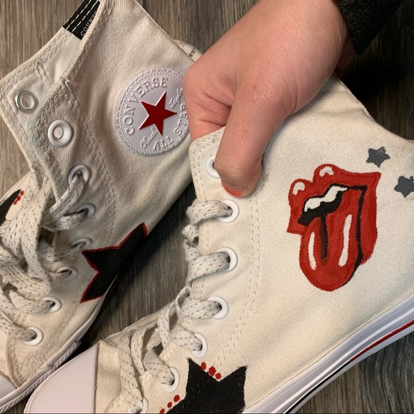 converse rolling stones